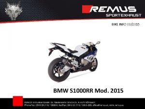 BIKE INFO 032015 BMW S 1000 RR Mod