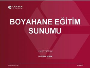 BOYAHANE ETM SUNUMU UMUT YAPRAK 27 02 2018