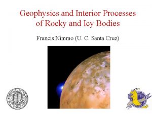 Geophysics and Interior Processes of Rocky and Icy