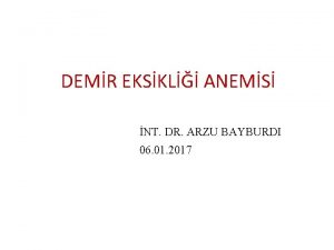DEMR EKSKL ANEMS NT DR ARZU BAYBURDI 06