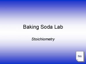 Baking Soda Lab Stoichiometry Key Purposes 1 Calculate