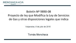 Boletn N 9890 08 Proyecto de ley que