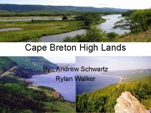 Cape Breton High Lands By Andrew Schwartz Rylan