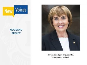 NOUVEAU PROJET IPP Gudrun Bjrt Yngvadottir Gardabaer Iceland