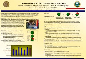 Validation of the UW TURP Simulator as a