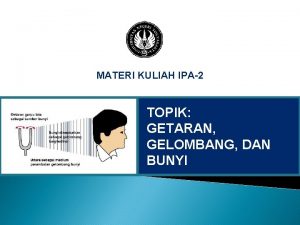 Sebuah bandul sederhana mula-mula diam pada kedudukan