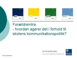 Forldreintra hvordan agerer det i forhold til skolens