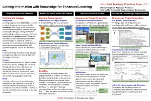 Linking Information with Knowledge for Enhanced Learning Haroon