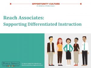 Reach Associates Supporting Differentiated Instruction To copy or