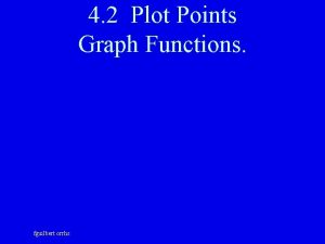 4 2 Plot Points Graph Functions fguilbert orrhs