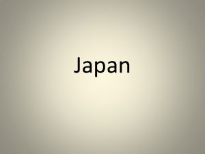 Japan How imperialism happened in Japan Japanese wanted