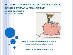 ISTITUTO COMPRENSIVO DE AMICIS BOLANI RC SCUOLA PRIMARIA