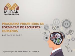 PROGRAMA PRIORITRIO DE FORMAO DE RECURSOS HUMANOS C