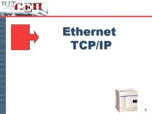 Ethernet TCPIP 1 Modle OSI Le modle OSI