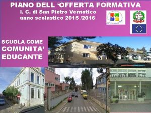 PIANO DELL OFFERTA FORMATIVA I C di San