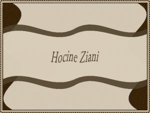 Hocine Ziani artista autodidata nasceu em Dellis na