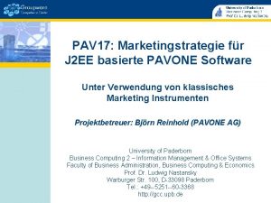 PAV 17 Marketingstrategie fr J 2 EE basierte