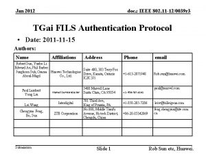 Jan 2012 doc IEEE 802 11 120039 r