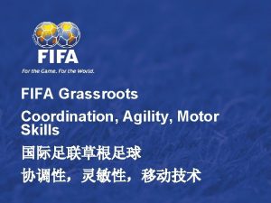 FIFA Grassroots Coordination Agility Motor Skills Coordination Agility