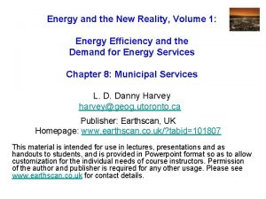 Energy and the New Reality Volume 1 Energy