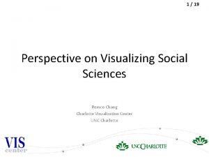 1 19 Perspective on Visualizing Social Sciences Remco