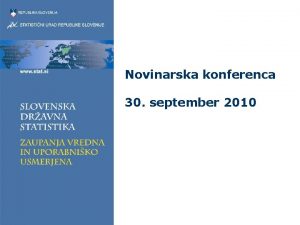 Novinarska konferenca 30 september 2010 Vsebina Inflacija september