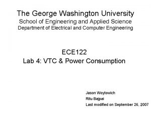 The George Washington University School of Engineering and