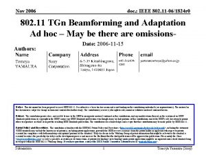 Nov 2006 doc IEEE 802 11 061824 r