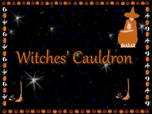 Witches Cauldron The three witches in Shakespeares Macbeth