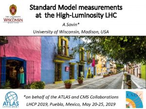 Standard Model measurements at the HighLuminosity LHC A