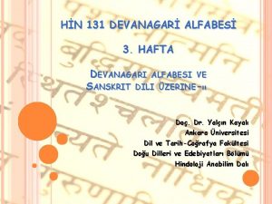 Devanagari alfabesi