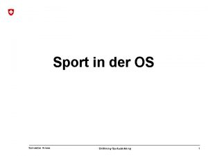 Sport in der OS Schweizer Armee Einfhrung Sportausbildung