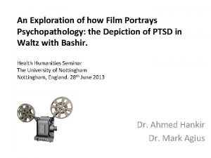An Exploration of how Film Portrays Psychopathology the