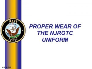 Njrotc uniform