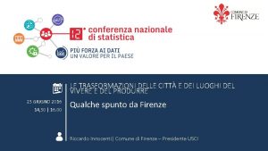 ROMA 23 GIUGNO 2016 COMPORTAMENTI INDIVIDUALI Riccardo Innocenti