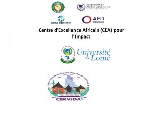 Centre dExcellence Africain CEA pour lImpact Les Partenariats