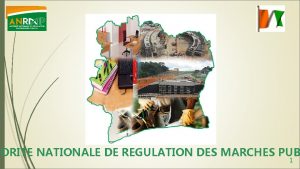 TORITE NATIONALE DE REGULATION DES MARCHES PUB 1