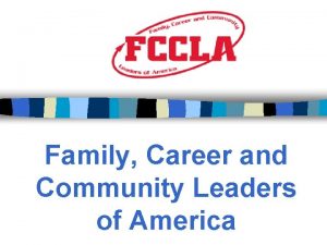 Family Career and Community Leaders of America Before