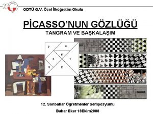 ODT G V zel lkretim Okulu PCASSONUN GZL