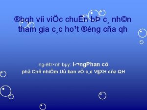 bqh vi vic chun b c nhn tham