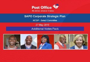 Case for change SAPO HCM Enhancements Corporate Strategic