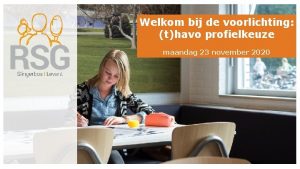 Welkom bij de voorlichting thavo profielkeuze maandag 23