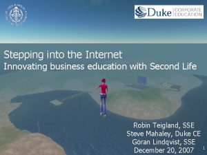 Stepping into the Internet Innovating business education with