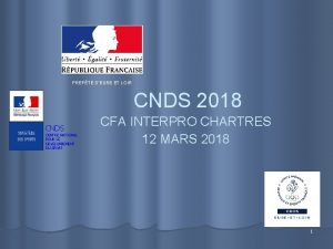 PREFTE DEURE ET LOIR CNDS 2018 CNDS CENTRE