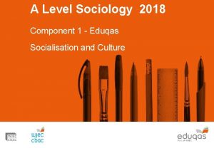 A Level Sociology 2018 Component 1 Eduqas Socialisation