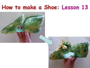 How to make a Shoe Lesson 13 Connector