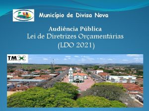 Municpio de Divisa Nova Audincia Pblica Lei de