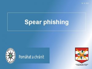 16 9 2021 Spear phishing Spear phishing novinka