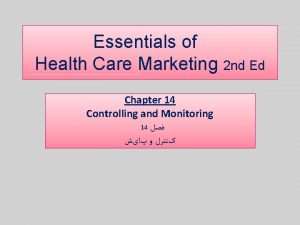 Essentials of Health Care Marketing 2 nd Ed