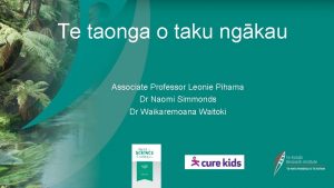 Te taonga o taku ngkau Associate Professor Leonie